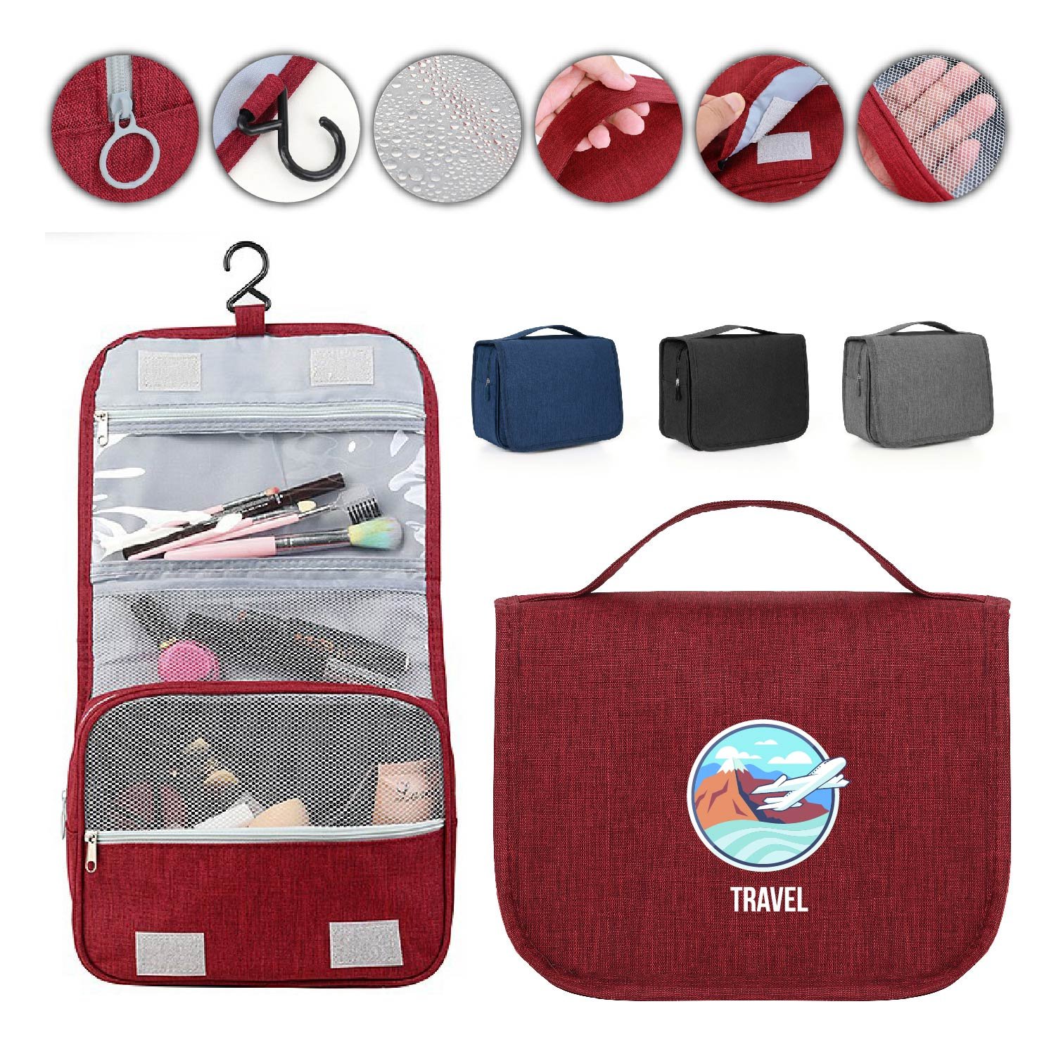 Travel Foldable Toiletry Pouch - Image 2