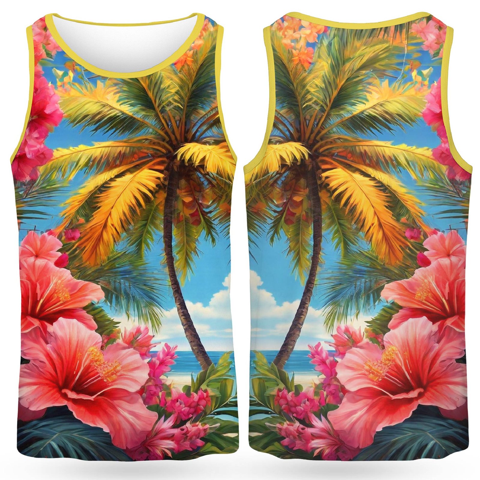 Dye Sublimation Performance Gym Tank Top - Image 5