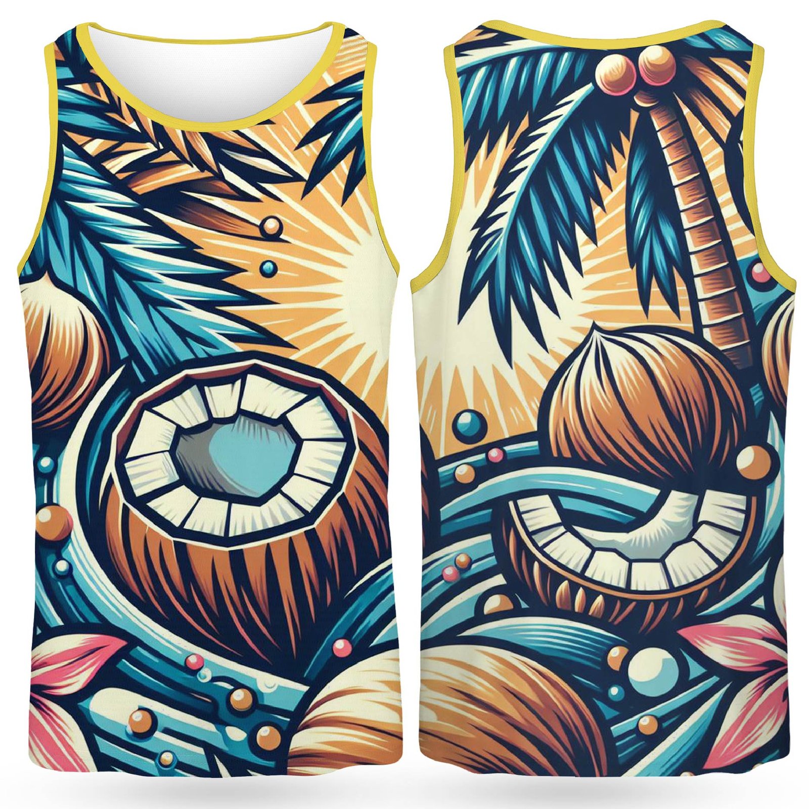 Dye Sublimation Performance Gym Tank Top - Image 6