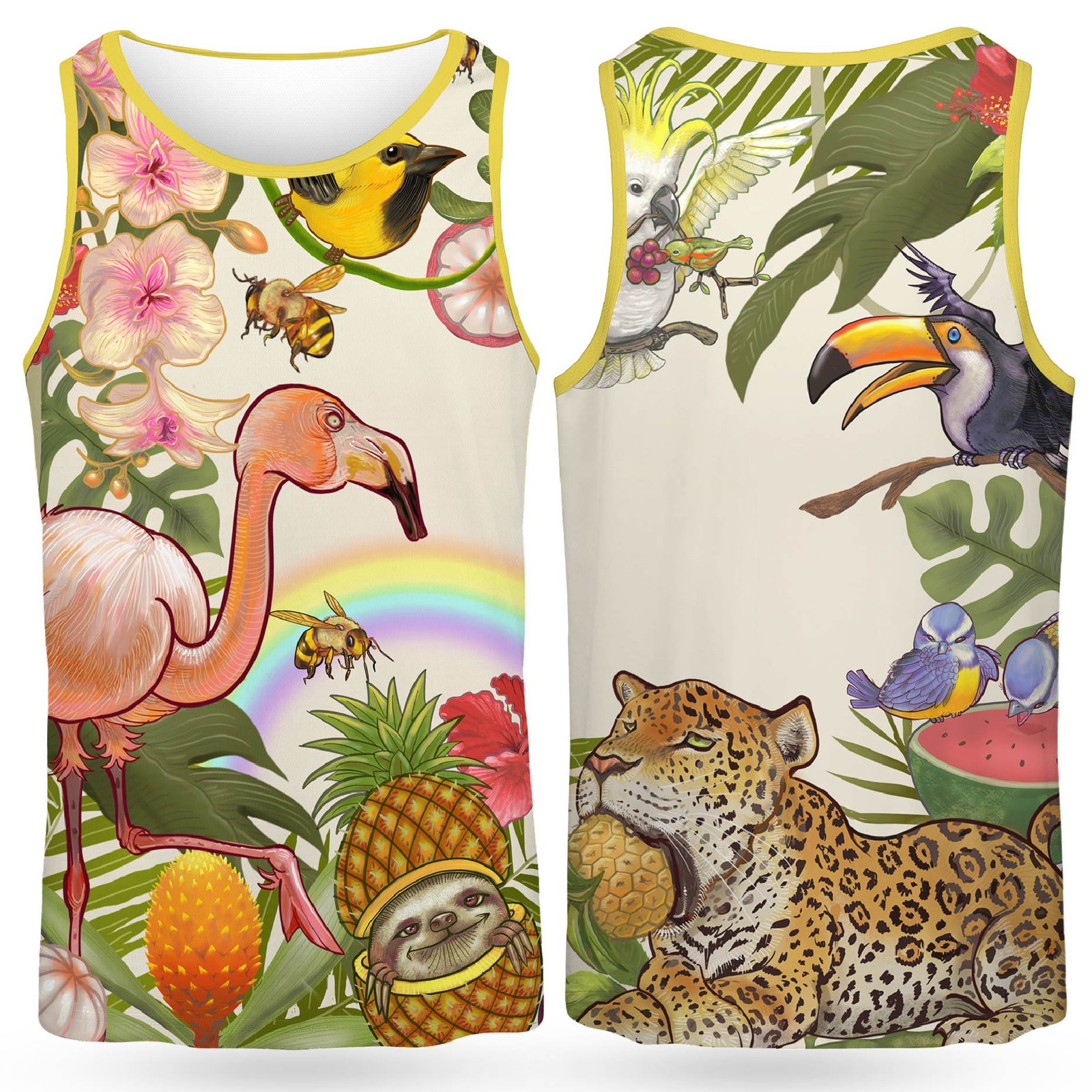 Dye Sublimation Performance Gym Tank Top - Image 7