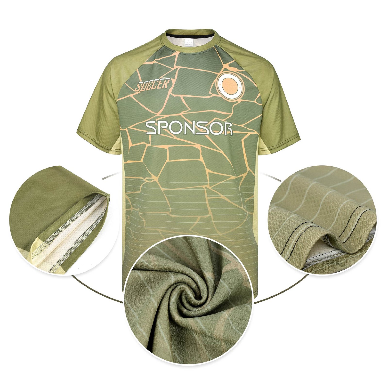 Custom Performance Crew Neck Sublimation T-Shirt - Image 4