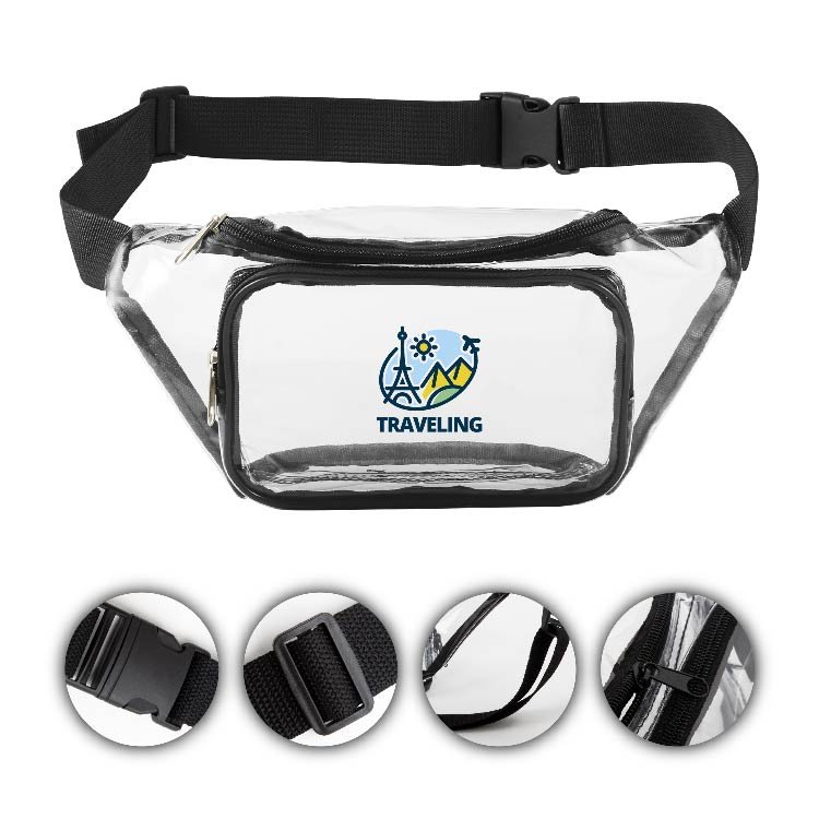 Stadium Approved Clear PVC Fanny Pack