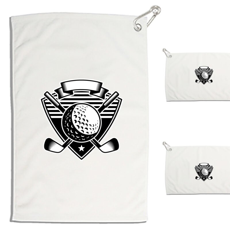 16 X 25, Custom Golf Towel. 2.5lbs. Dobby Hem