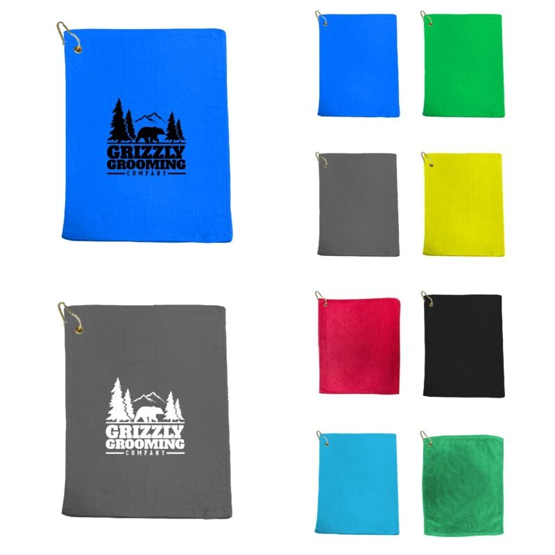 15x18 Velour Stadium Rally Towel, 1.5lbs. Hemmed