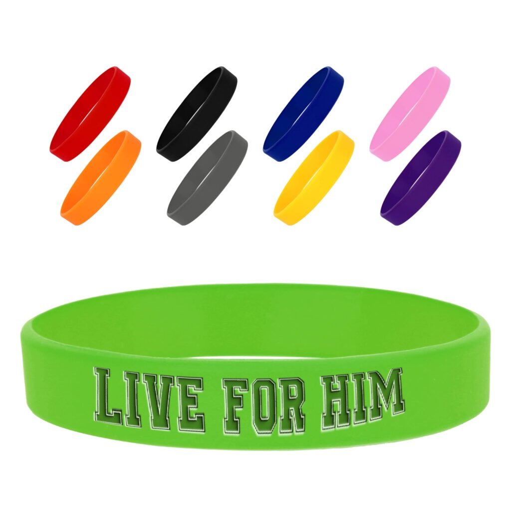 Promotional Debossed Silicone Wristband