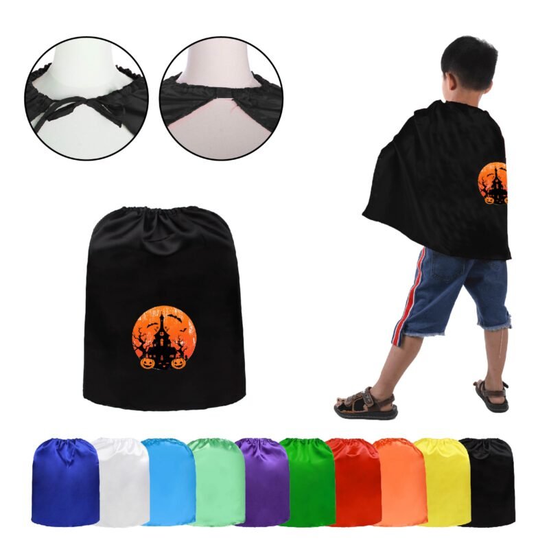 Custom Satin Superhero Cape for Kids