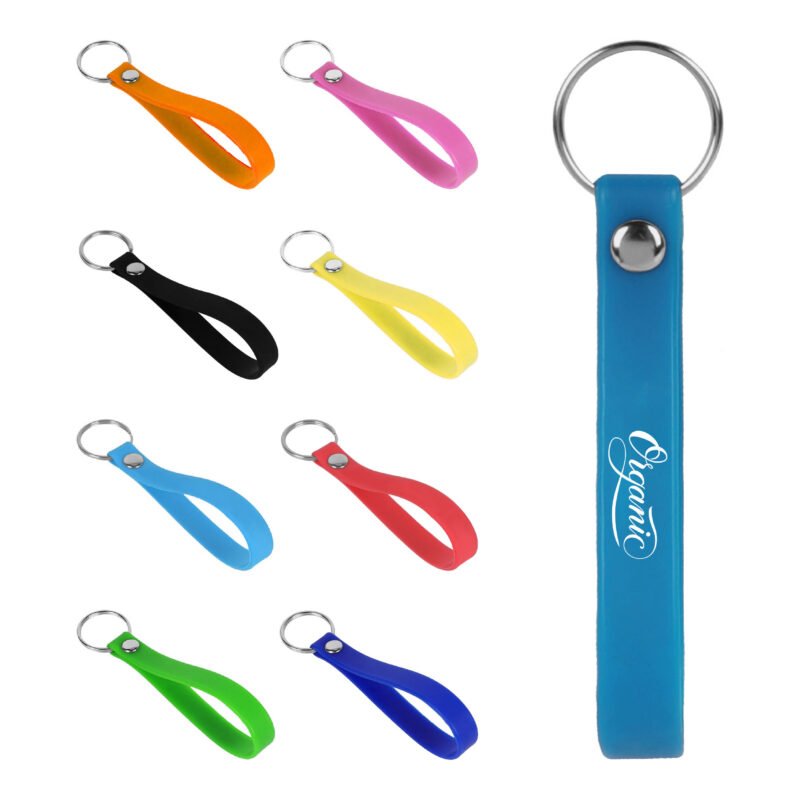 Customized Silicone Wristband Keychain