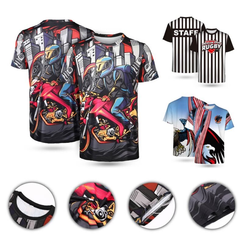 Full Color Sublimated Unisex Short Sleeve T-Shirt