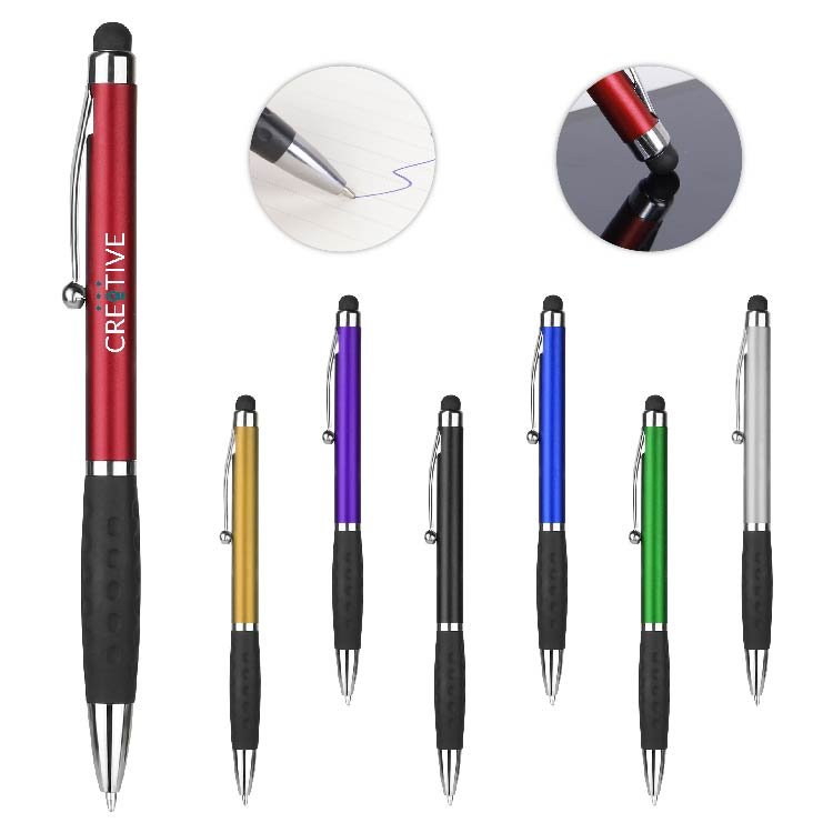 Comfort Grip Stylus Twist Pen