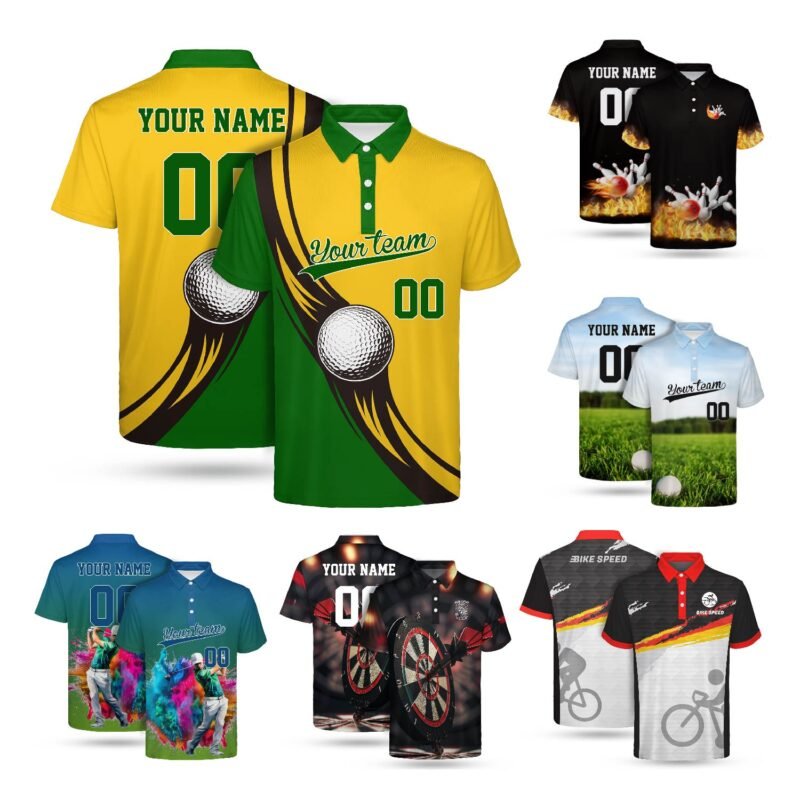 Sublimated Short Sleeve Golf Polo