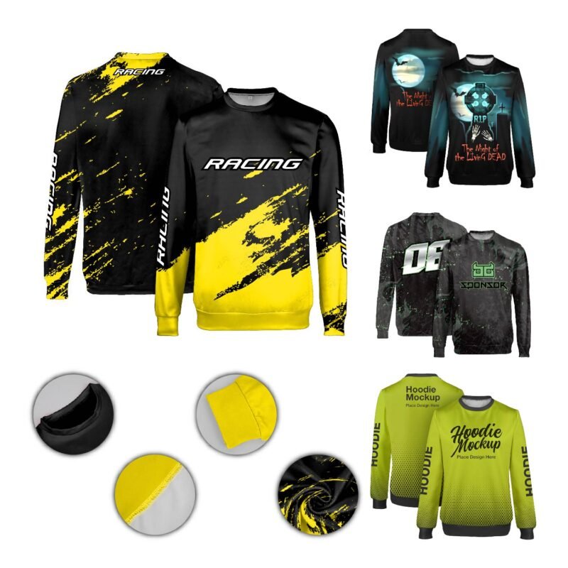 Vibrant Sublimated Crewneck Sweatshirt