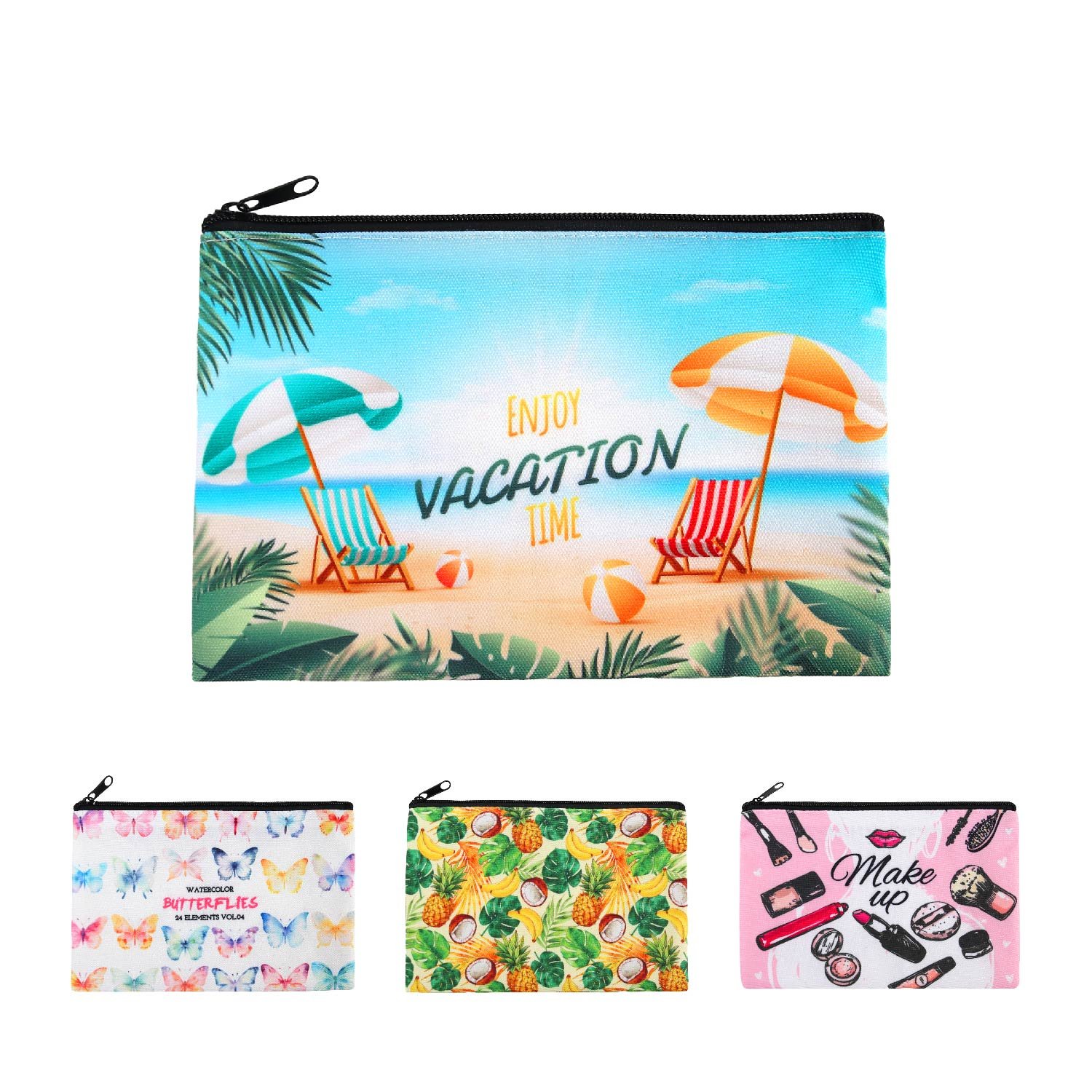 Premium Full Color Cosmetic Pouch