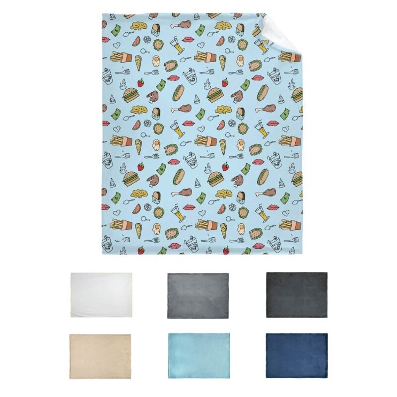 Custom Premium Flannel Sublimation Blanket 50x60