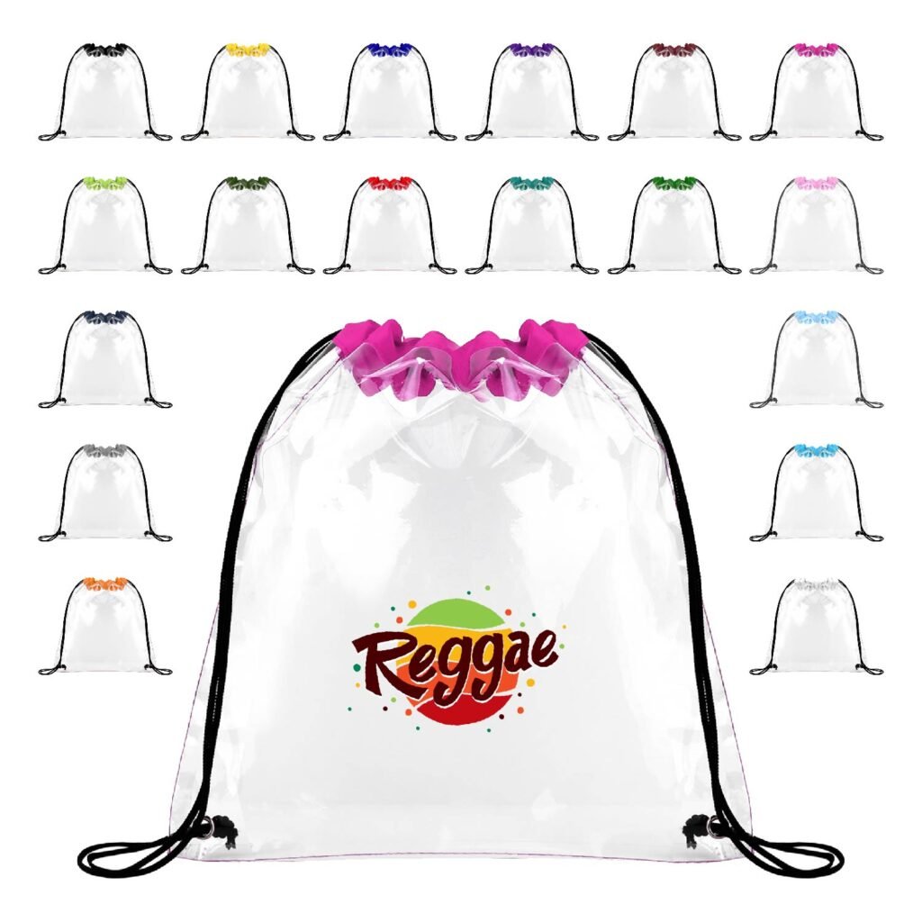 Clear View Stadium Drawstring Sport Bag