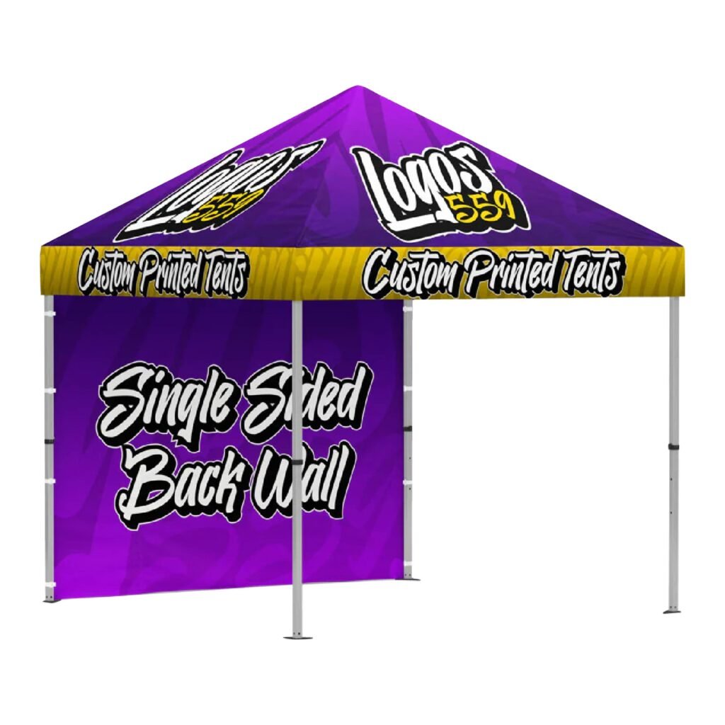 10" x 10" Heavy Duty Event Tent with Back Wall