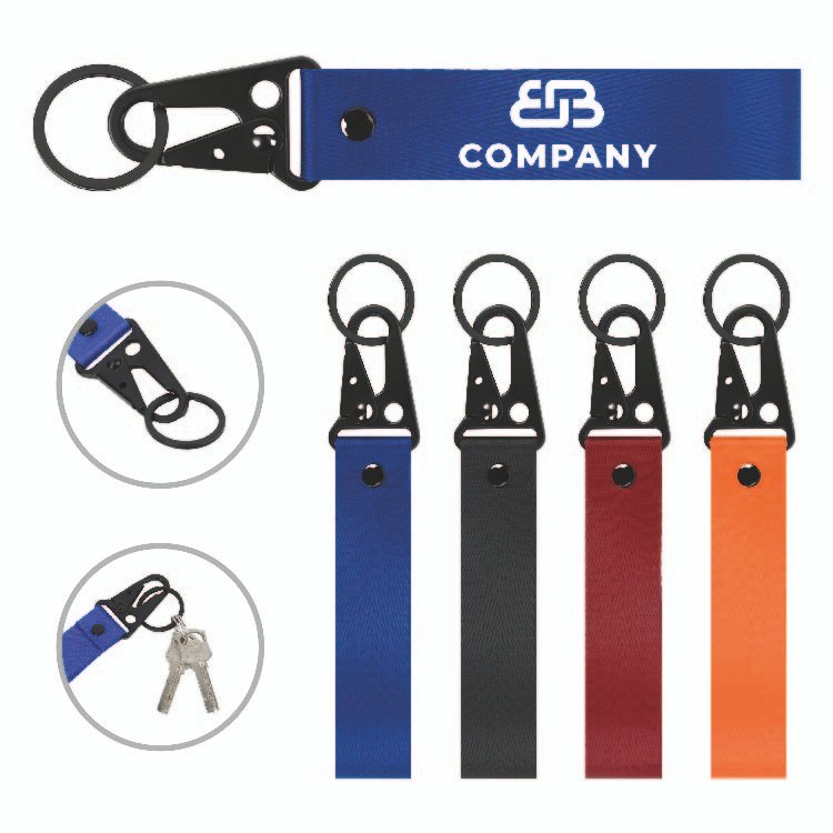 Eagle Buckle Motorcycle Wrist Keychain