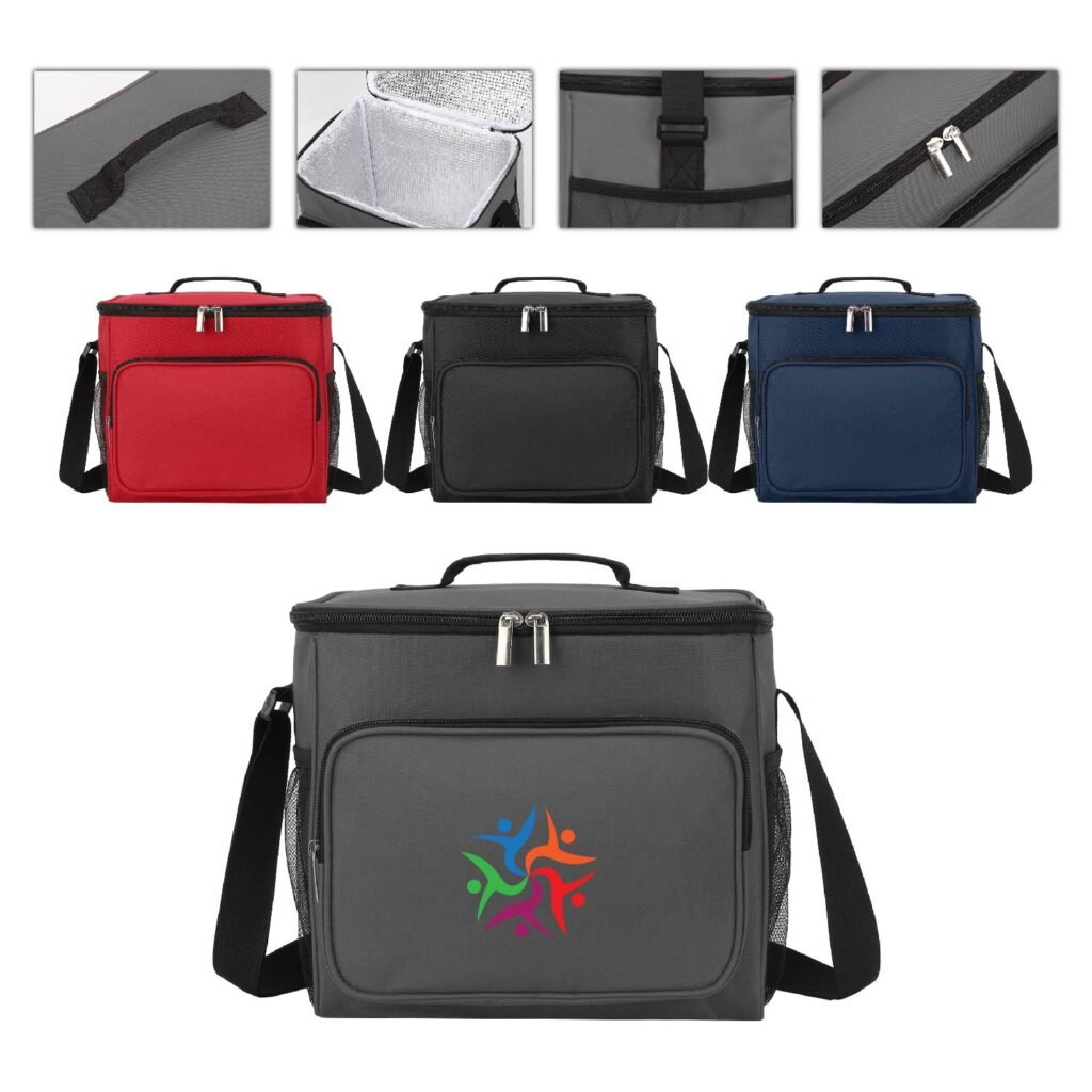 Insulated 12-Can Cooler Tote Bag