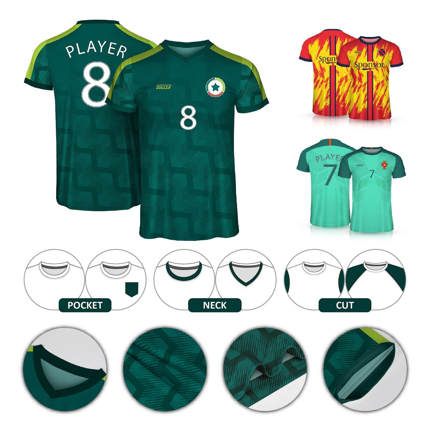Sublimated Performance Soccer Team Jersey