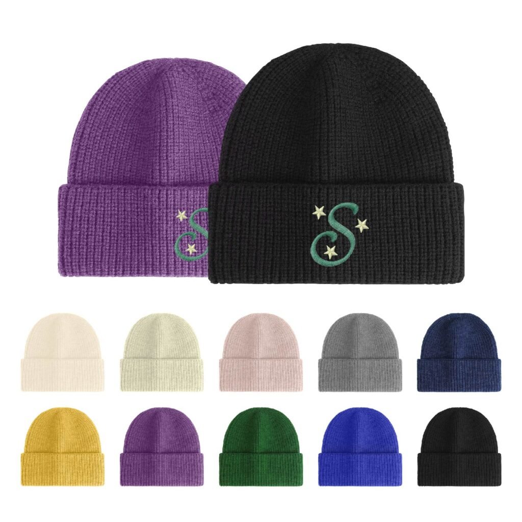 Stretch Fit Knit Beanie with Cuff