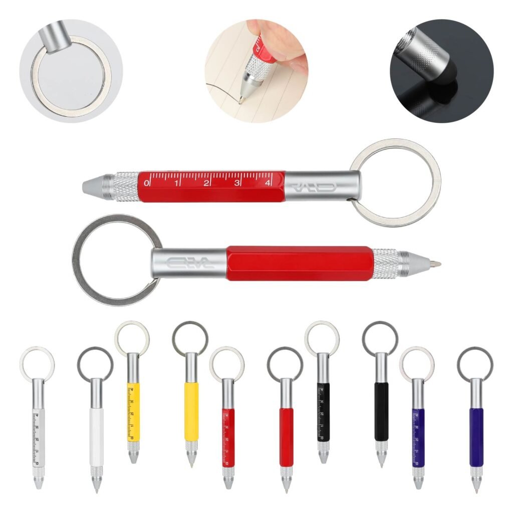 Custom 6‑in‑1 Tool Pen Keychain