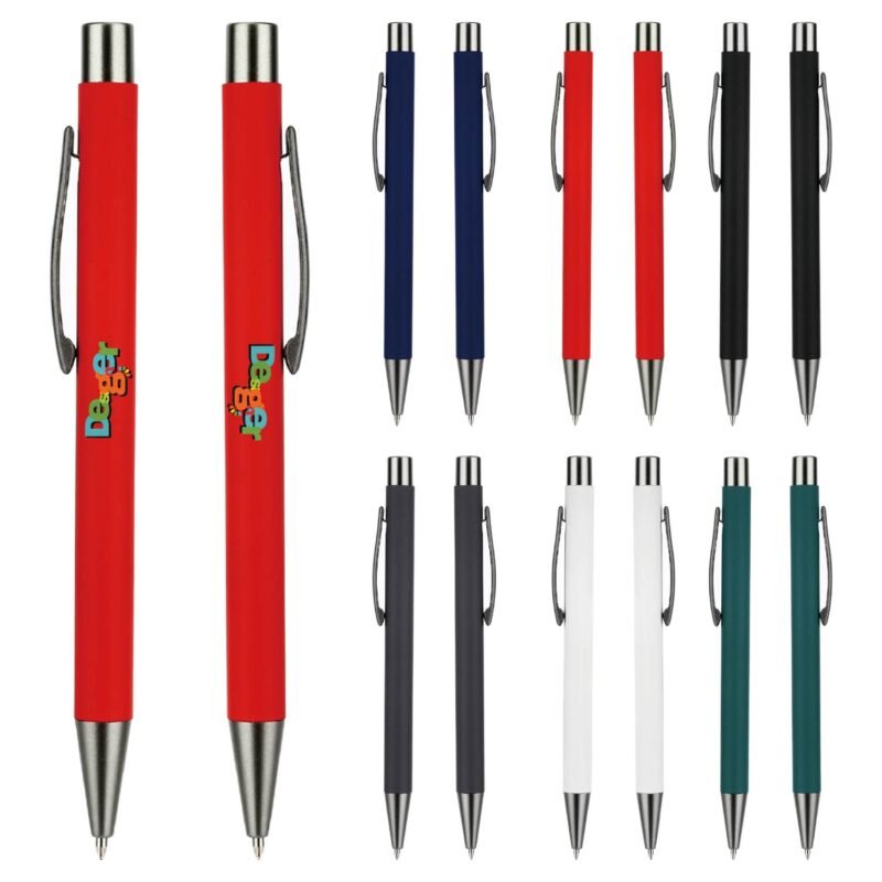 Custom Rubber Finish Metal Pen